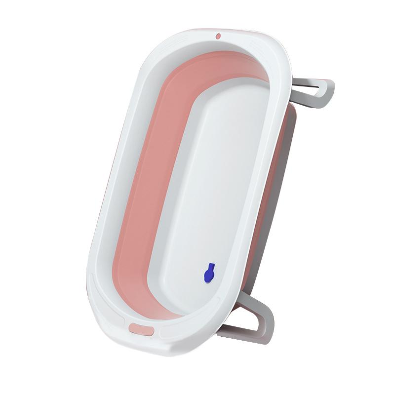 Foldable Children's Bathtub Multifunctional Children's Bathtub Portable Travel Children's Bathtub With Pad Anti-slip Pad