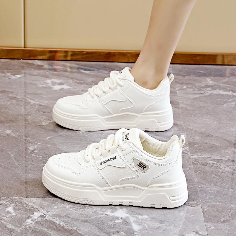 Little white shoes female student Korean version 2025 spring and autumn new versatile casual sports board shoes ins single shoes HL-6616