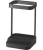 Yamazaki Tower Hair Iron Stand with Heat-Resistant Tray, Black, Approx. 10.5 X 10.5 X 16.5 Cm, Tower Hair Iron Holder 5063