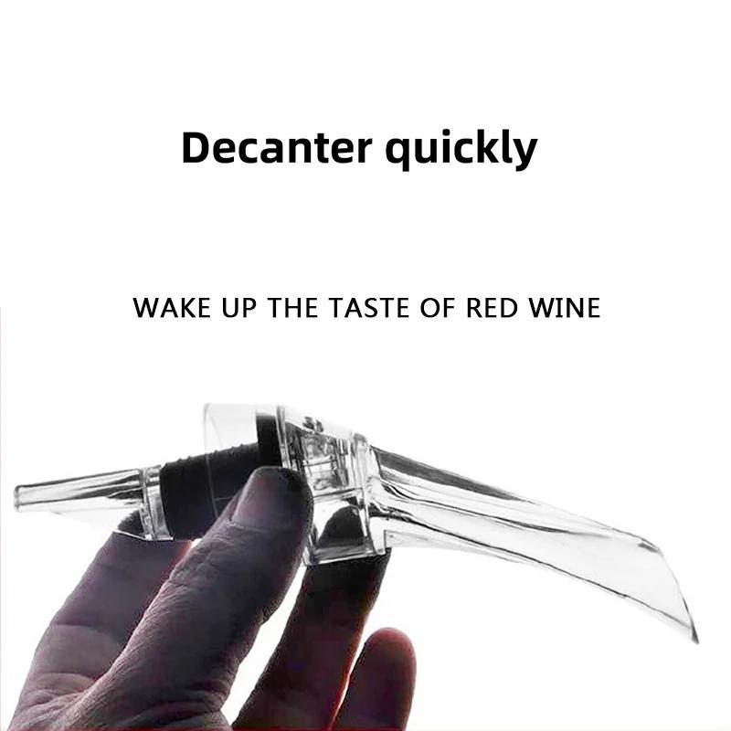 BOLTIFY Wine Aerating Pourer Spout Decanter Magic Wine Decanter Wine Aerator Quick Aerating Pouring Tool Pump Portable Filter