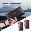 Für Auto Logo Carbon Clutch Tasche Herren Geldbörse Kartenetui Münzbörse Zubehör Outlander Lancer Eclipse Mirage Xpander
