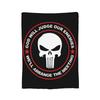 Punishers American Flag United States USA Blanket Cover Fleece Soft Throw Blanket for Bedroom Sofa Bedroom Quilt