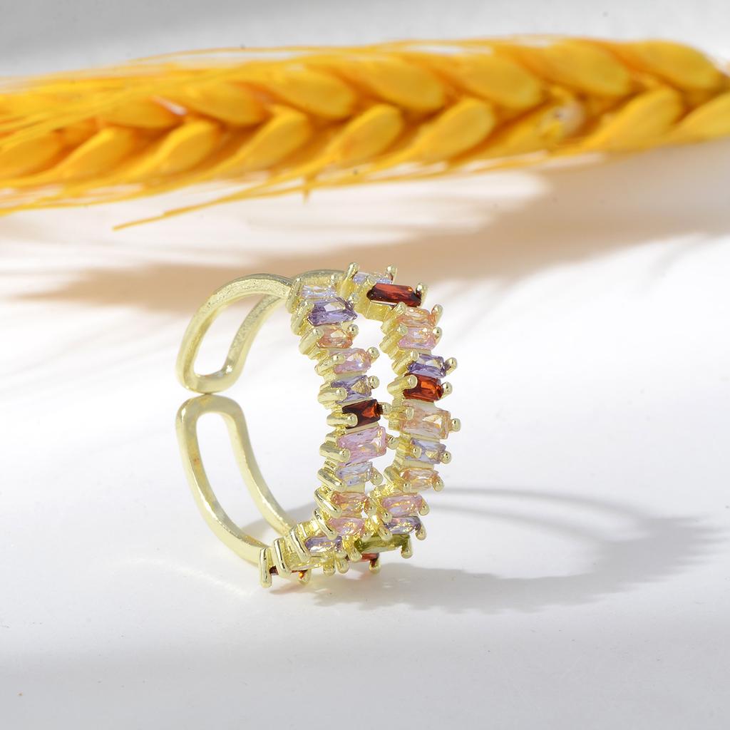 Open Ring Christmas Exaggerated Heavy-duty Adjustable Ring