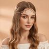 Rhinestone Tassel Rhinestone Tiara Retro Ethnic Style Head Chain Tiara  Forehead Headband