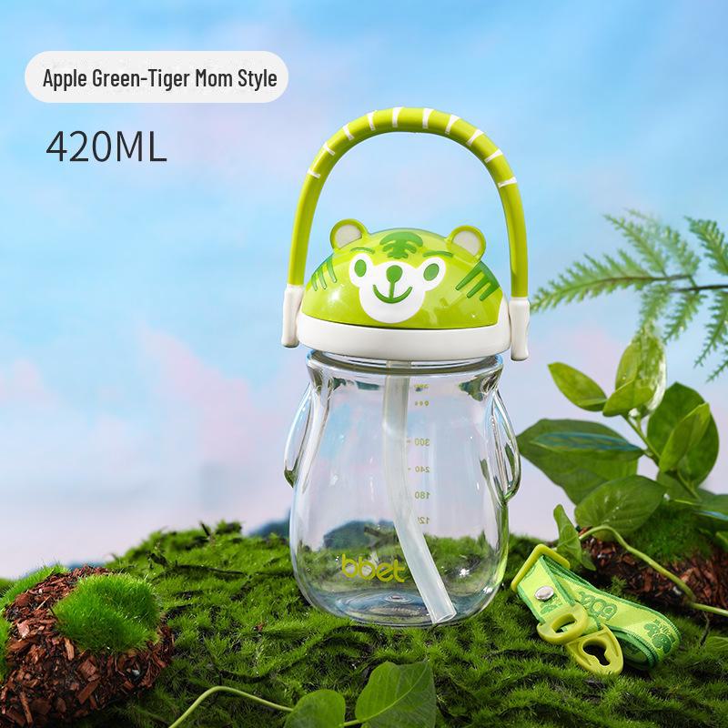 

Детский стаканчик-трубочка из тританового пластика Tiger - большая емкость, симпатичный дизайн 401-500ml