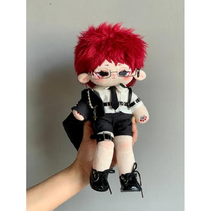Only Clothes New 20cm Doll Handsome Special Agent Doll Clothes Trendy Cool Hacker Special Agent Trendy Cool Clothing Set