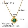 Gold Clavicle Chain Retro Style French Style Necklace New Pendant Necklace  For Women