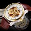 Luxury Business Men's Mechanical Watch Skeleton Automatic Mechanical Wrist Watch for Man Waterproof Luminous Business Reloj Homb