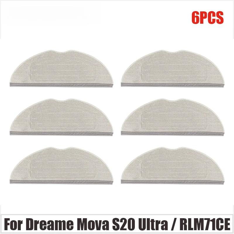 For Dreame Mova S20 Ultra / RLM71CE Spare Parts Main Side Brush Hepa Filter Mop Pad Dust Bag Accessories Consumables