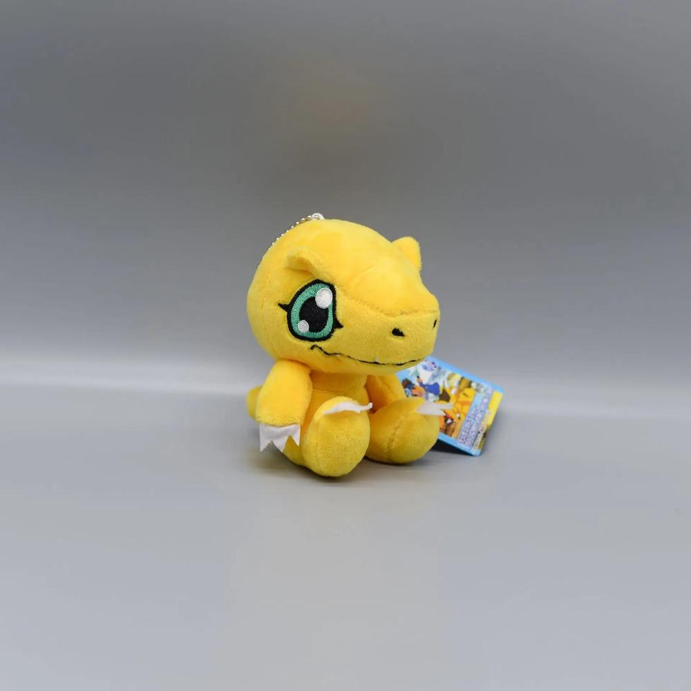 10cm Digimon Adventure Patamon Tailmon Gomamon Patamon Piyomon Agumon Tentomon Key Chain Doll Plush Pendant Gift