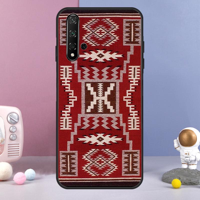 

Tribal Ethnic Pattern For Huawei Nova 5T 9 10 SE 7i 8i 11i 12i Y60 Y61 Y70 Y72 Y73 Y90 Y91 P20 P30 P40 Lite Case Huawei P30 Pro