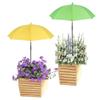 Plant Umbrella Adjustable Height Waterproof Garden Umbrella for Outdoor Courtyard Beds Backyard Parasol Plants Sun Protection