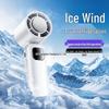 2026 High-Speed Portable Mini Handheld Turbo Cooling Fan with Ice Pack