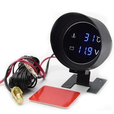 26mm/28mm Wassertemperaturanzeige 2 IN 1 Digitaler Temperatursensor Motorrad