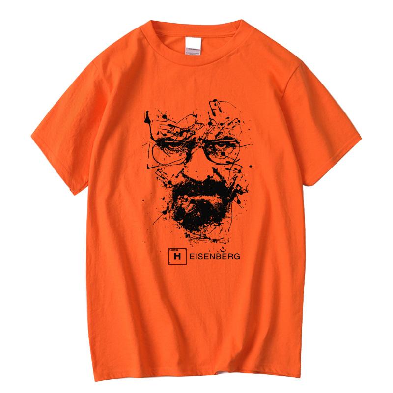Men Fashion Casual Top Quality 100 Cotton Breaking Bad T Shirts Men Heisenberg Camisetas Hombre Men Cool Tee Shirt Tops