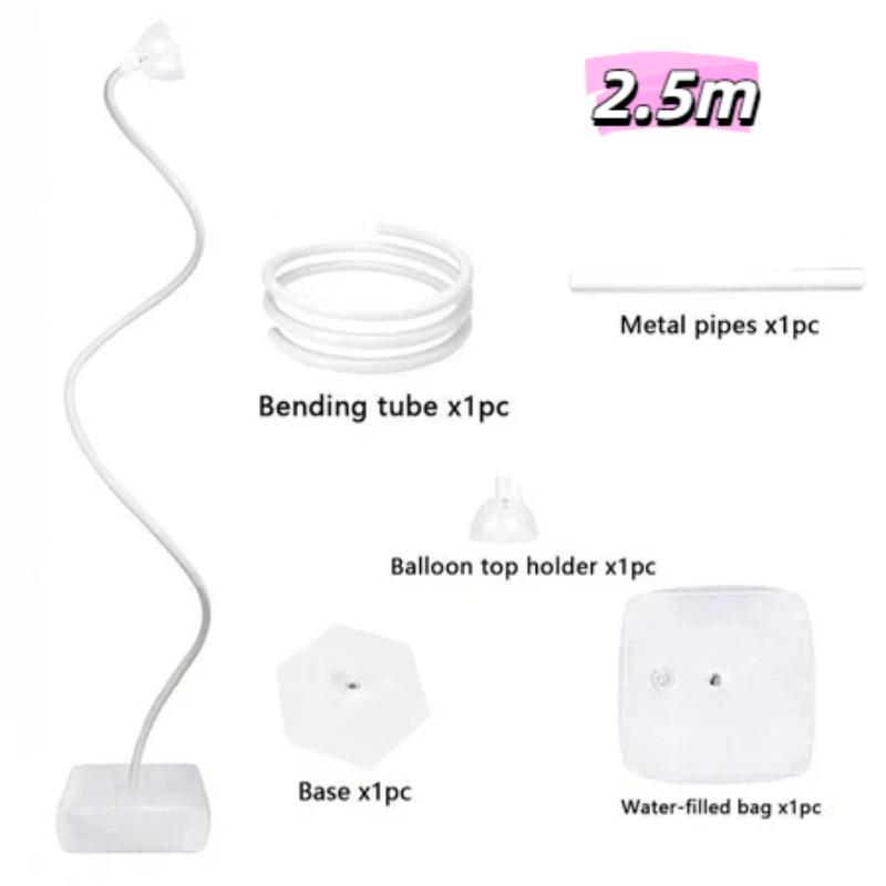 Balloon Stand Holder 1.5/2.5M Adjustable Free Bending Balloon Arch Kit for Bachelorette Party Event Supplies