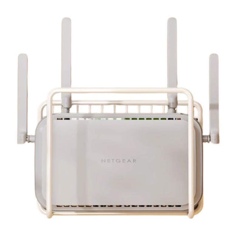 Wall Mount Router Stand Rack With Cable Management Design For Storage Box Bracket And Top Box, No Drilling Required, Wifi Rack