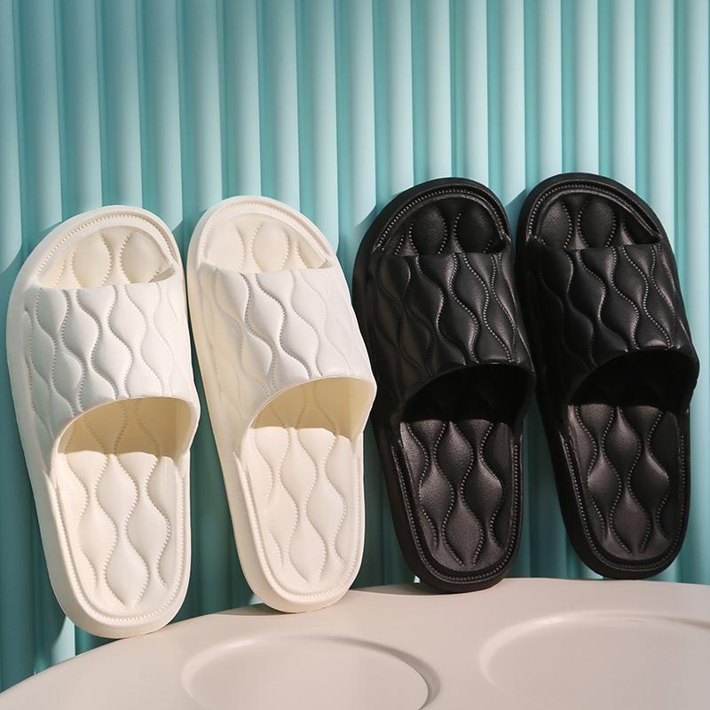 Non-Slip Thick Sole Summer Slippers for Men and Women - Indoor Home Bathroom Shower Footwear