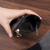 Women Lightweight Puleather Card Holder Cute Heart Shaped Small Wallet Multi-Card Anti-Magnetic Card Holder Travel Cash Coin Bag