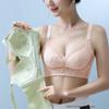 Summer 0.3CM Breathable Cup Lace Underwear Ladies Without Steel Ring Thin Cup Bra Gathered Adjustable Bra