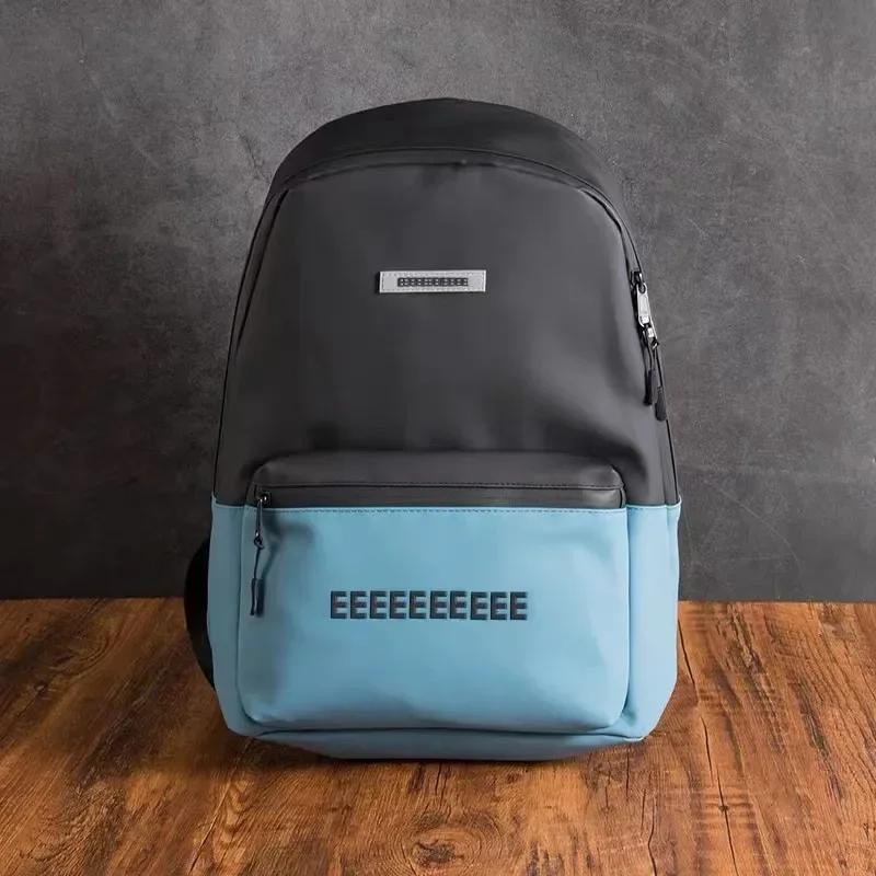 Men'S Embossed Logo Backpacks Female Multi-Pocket Casual Women Luxury Design Travel Bags High Quality Schoolbag Book Knapsacks