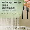 8pcs Household Kitchen Tools Double Layer Multi-function Sink Strainer Fruit Vegetable Washing Bowl Plastic Drain Basket