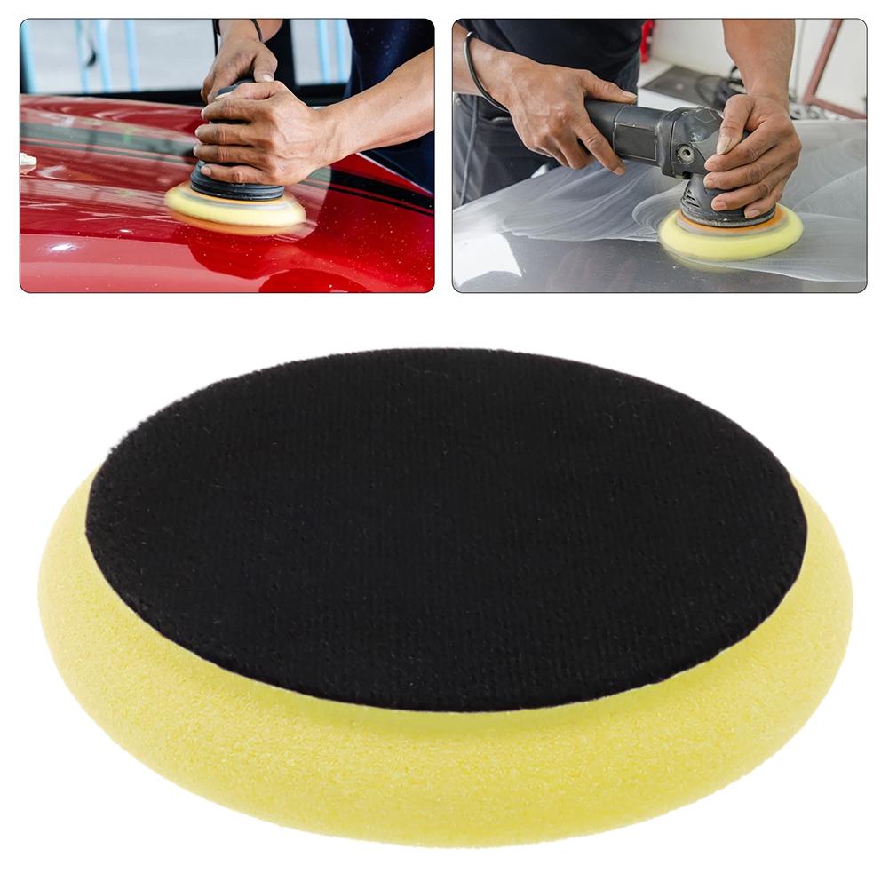 5inch Car Polishing Sponge Pad  Sponge Disc Coarse Grinding Polishing Wheel Car Waxing Polishing Accessories For Vehivle