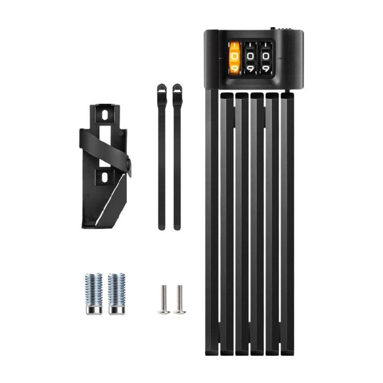 

Steel Combination Bike Lock 3 Passwords Anti Cutting Portables Folded Structure For Outdoor Cycling Scooters Security 1
