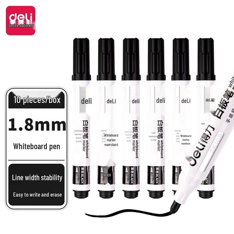 Deli SK108 Erasable Whiteboard Markers