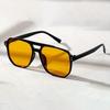 Fashionable Double-Bridge Sunglasses Available In Multiple Colors Unisex Eyewear