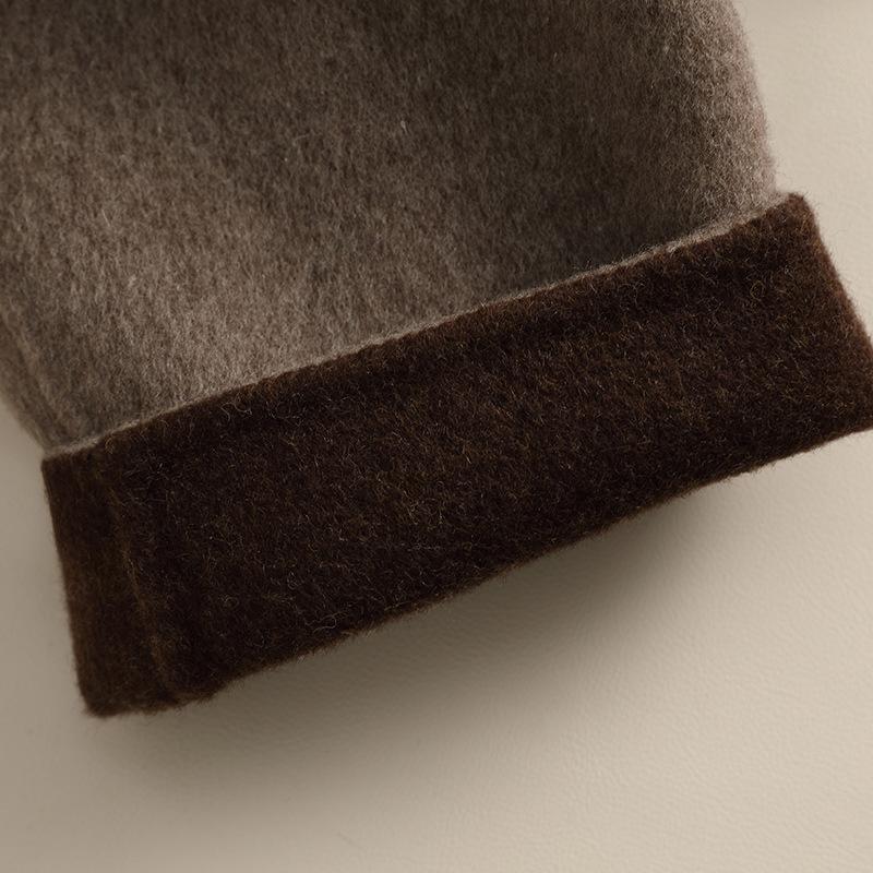 Double-sided cashmere coat women's short autumn and winter new woolen coat women's small