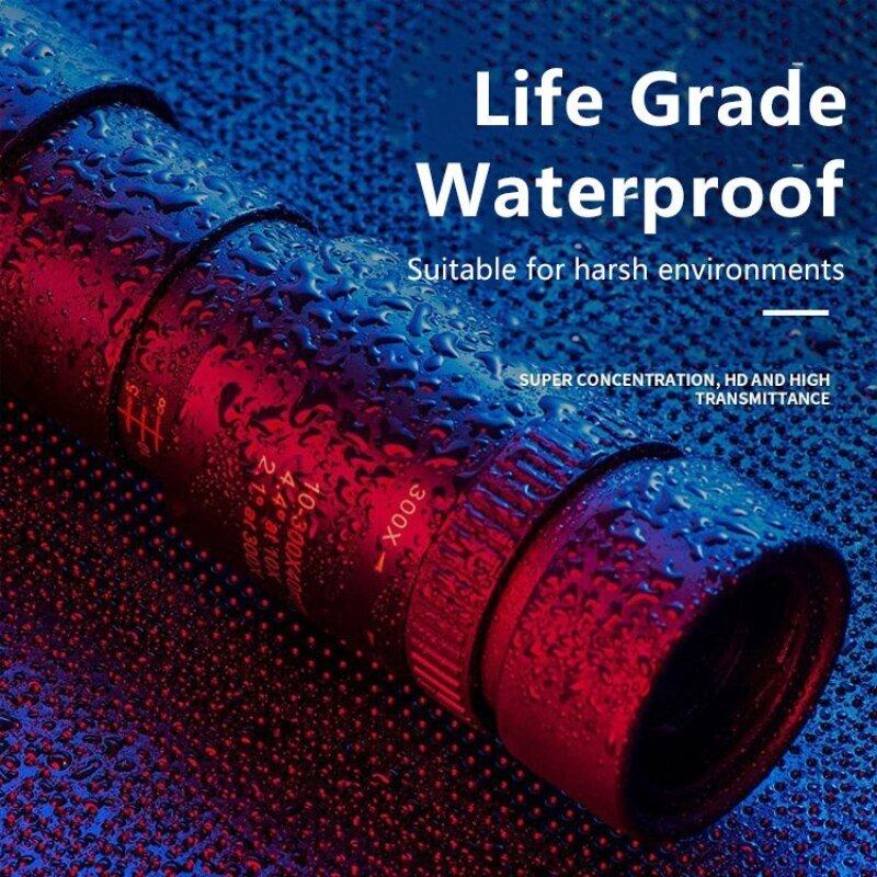 Portable Metal Monocular Telescopic Zoom HD Continuous Zoom Binoculars Spectacles