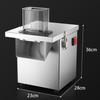 Multifunktionale Gemüsewürfel-Schneidemaschine Elektrischer Würfelschneider Kartoffel Zwiebel Karottenwürfelschneider Obst- und Gemüseschneidemaschine