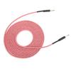 Musical Instrument Cable Braided Shielding Audio Extension Cord with NickelPlated Plug 6 Meter