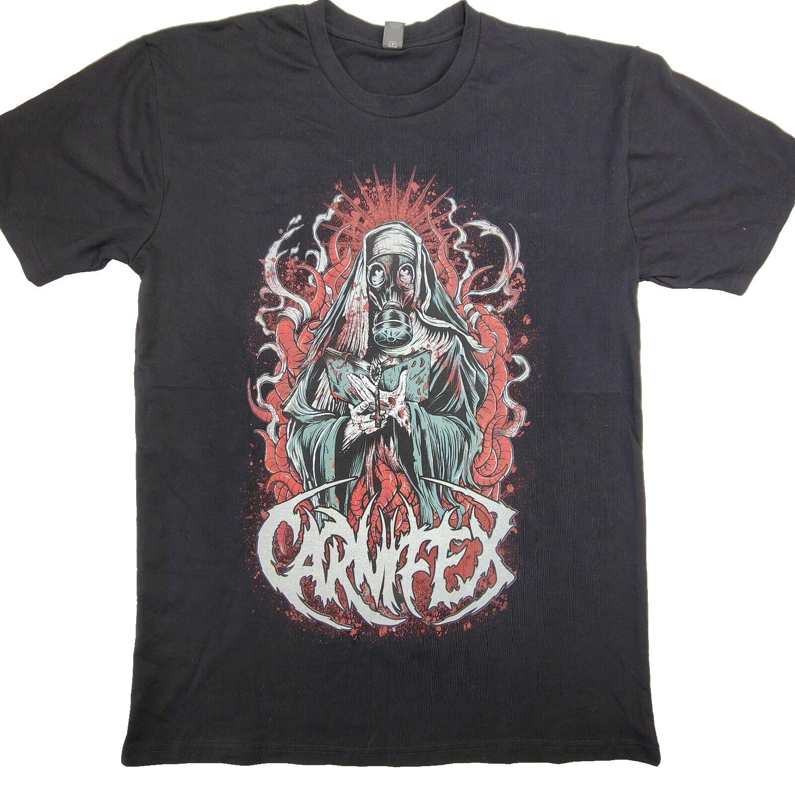Carnifex Band shirt Adult Size Large Black Metal Band Deathcore Music Logo New M