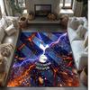 Tapis de zone en flanelle imprimé Tottenham Hotspur Antidérapant Doux Polyester Tapis de sol Tapis de décoration d'intérieur pour Chambre à coucher Salon Canapé