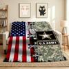 Army Pride Flannel Blanket Throw Blanket Soft Warm Sofa Bed Camping Car home Decor Unique Christmas Gift C9301515