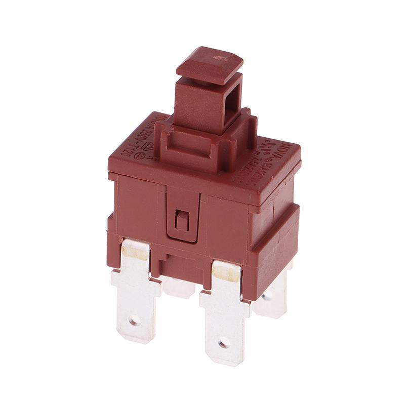 Power Switch Push Button Kan-L5 Switch 7.5A 250V Ac 4 Pin On Off T120 Water Heater Vacuum Cleaner