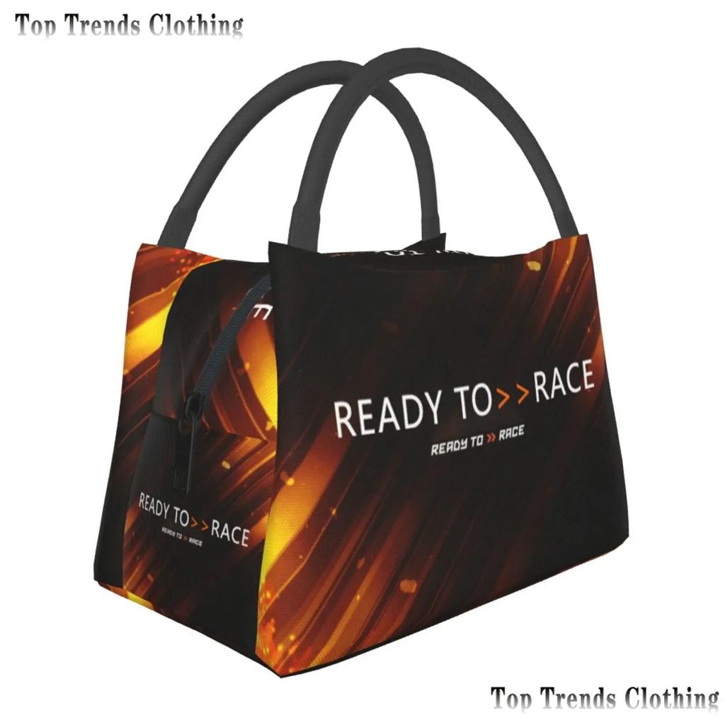 Ready To Race Thermal Insulated Lunch Bag Enduro Cross Motocross Bitumen Bike Life Resuable Lunch Container Storage Food Box