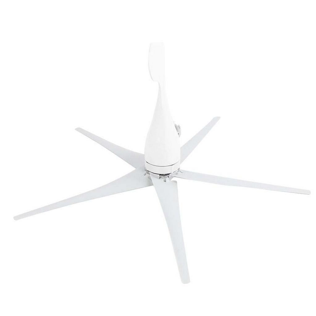 Wind Generator 5 Blade Power Supply for Garden Street Lights with Controller 500W 12V