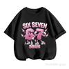 Kids 67 Themed Colorful Print TShirt Soft Cotton Fabric Breathable and Comfortable Ideal for Toddlers and Childrendf0217