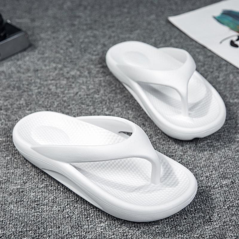 Large size slippers summer men's flip-flops couple high elastic beach cool slippers
