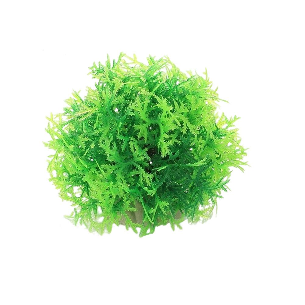 Artificial Aquatic Plant Colorful Pinecone Ball Aquarium Grass Ornament Decorative Ball Terrarium Aquascaping Decor Ornament for Fish Tank