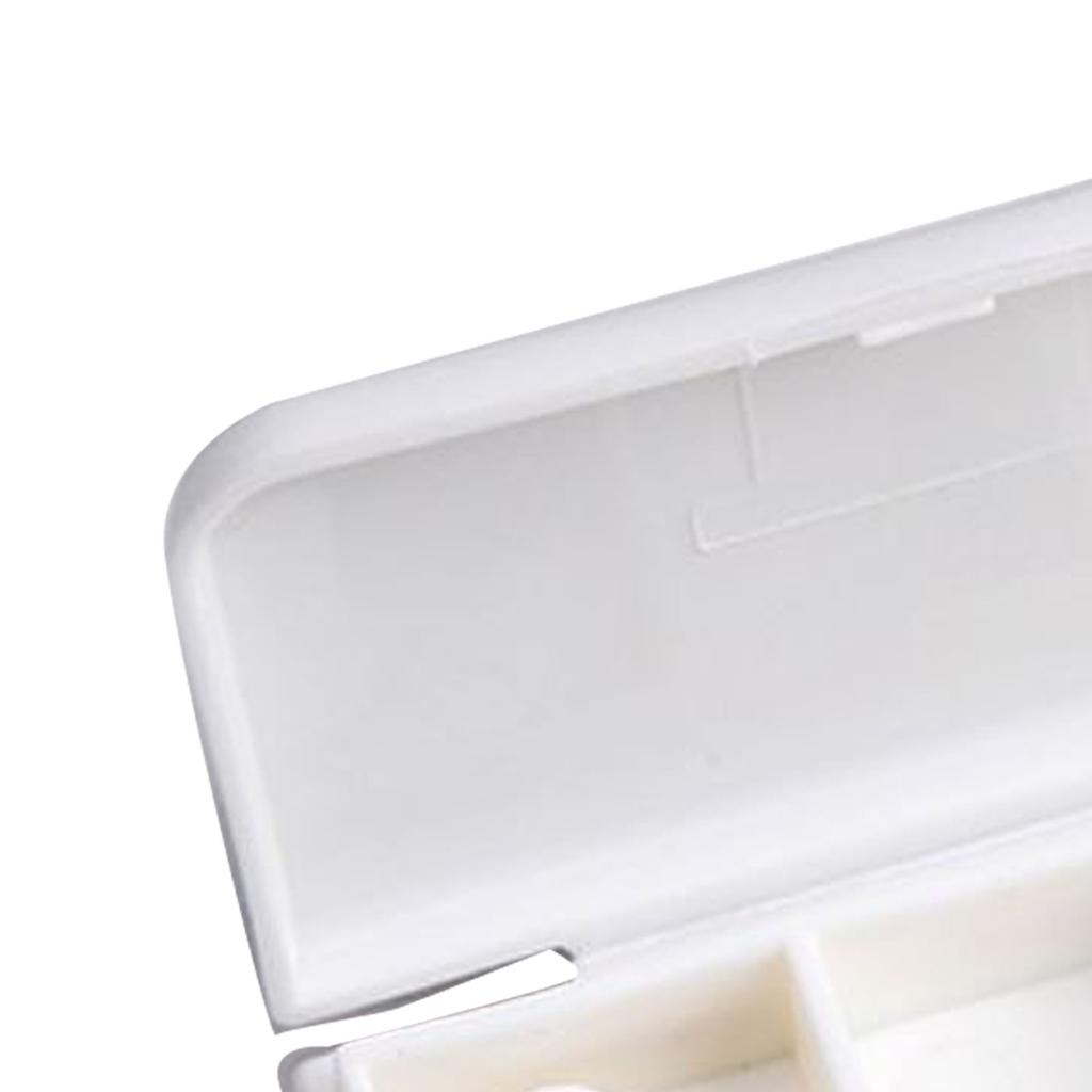 3 Compartments Portable Medicine Case Plastic Easy To Clean Sealed Small Vitamin Box for Pocket Purse