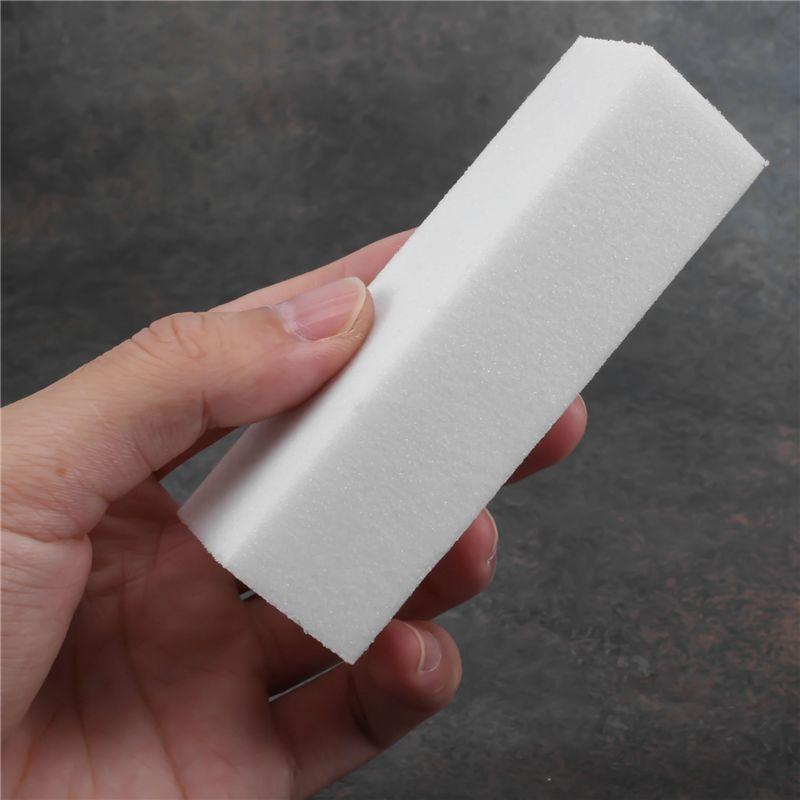 A84E-10 X White Sanding Blocks For Nail Design Nail Polishing Block Polishing Surfaces Nail File Block Nail Art Manicure Tool