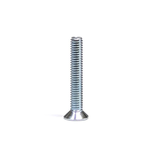 [M4x25] Flat Head Machine Screws (10 Pieces) Nickel