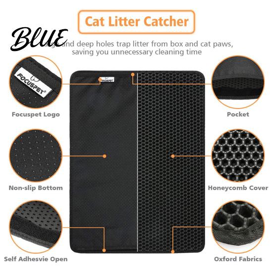 Dual Layer Waterproof Supply Mat Floor Cat Litter Honeycomb Non-Slip Pad Pet