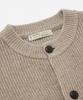 Frizmworks Heavy Wool Round Cardigan _ Oatmeal