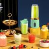 360W Bærbar blender for shakes og smoothies 6 blader Selvrensende juicekopp 400ml Oppladbar smoothie-maskin for kjøkken, reise, treningsstudio