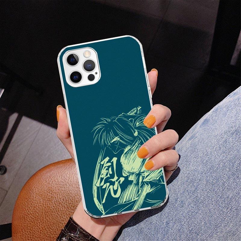 Rurouni Kenshin Anime Handyhülle Für iPhone 17 Air 16 Pro Max 16E 15 + 14 Plus 11 12 13 Mini 7 8 SE Geschenk Druckabdeckung Fundas 17 A